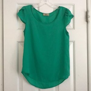 Mint Green Short Sleeve Top S